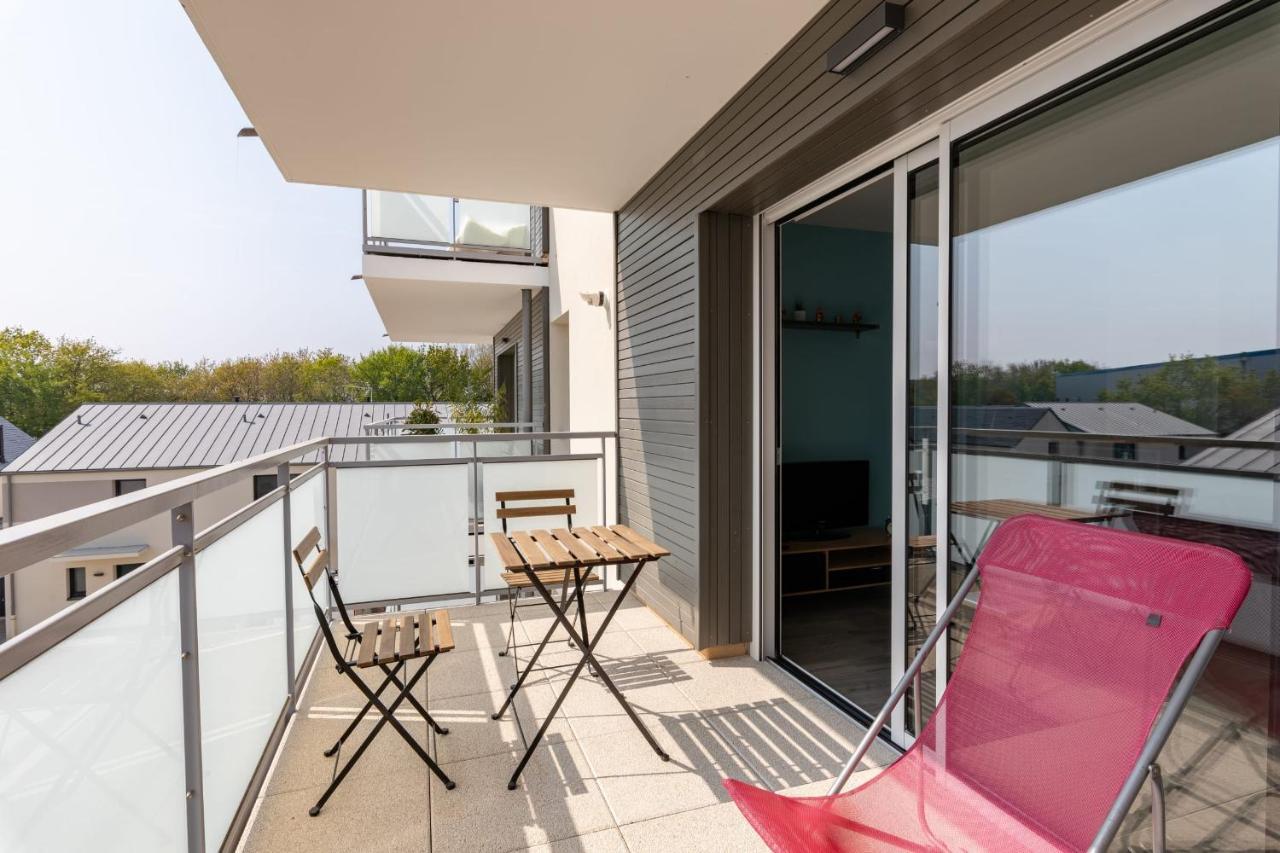 ディナールL'Ecume - Studio Moderne Avec Grand Balcon Et Place De Parkingアパートメント エクステリア 写真