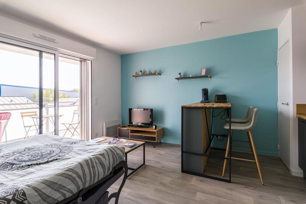 ディナールL'Ecume - Studio Moderne Avec Grand Balcon Et Place De Parkingアパートメント エクステリア 写真